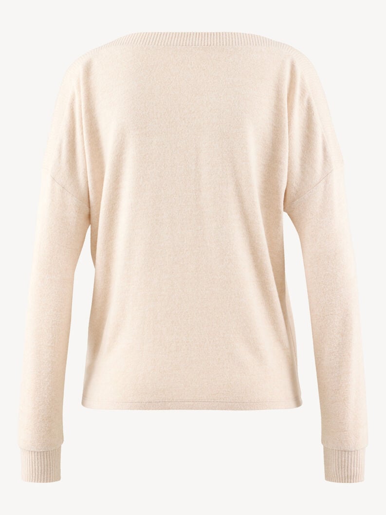 camicia a manica lunga beige taw0897-10027 compra tamaris magliette tops online